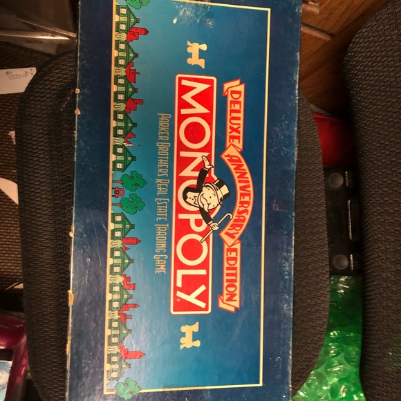 1985 Monopoly (Deluxe Anniversary Ed) Board Game- 522 $35 or $30 w/offer - Picture 2 of 11